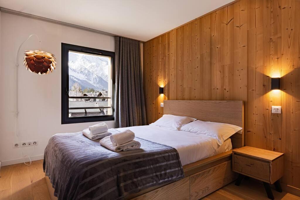 Modern 2Br 5* Pool Gym Spa Garage Mont-Blanc View Chamonix Luaran gambar