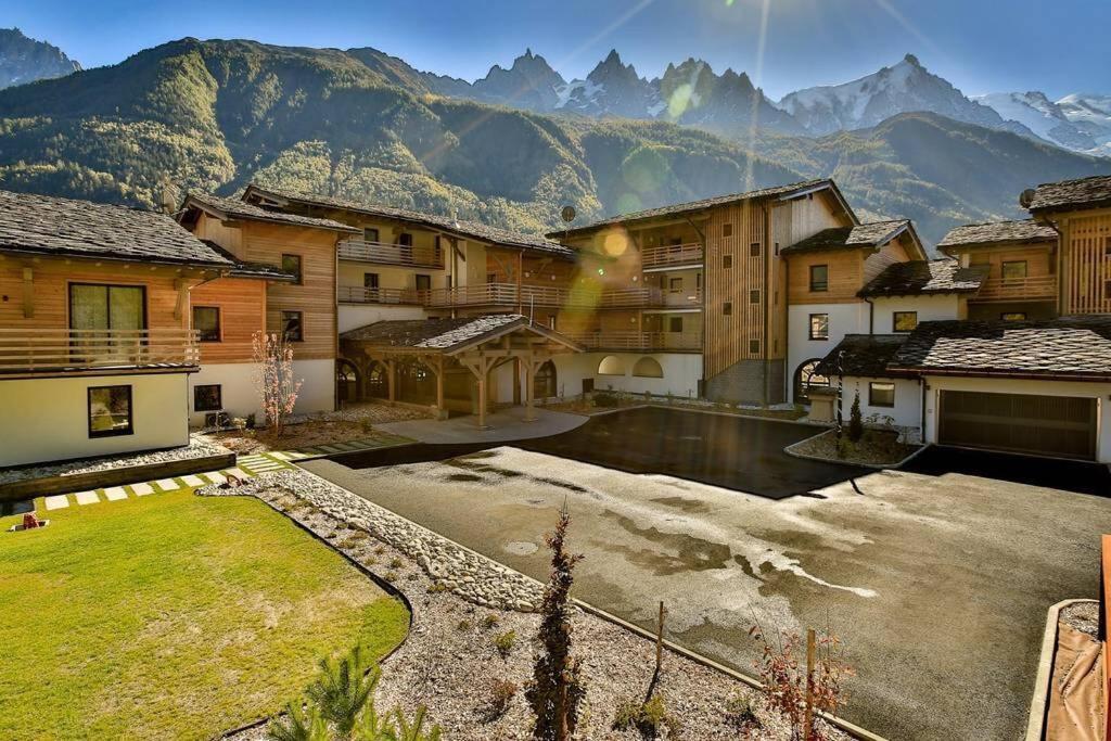 Modern 2Br 5* Pool Gym Spa Garage Mont-Blanc View Chamonix Luaran gambar